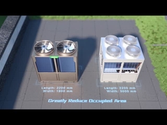 30 - 250kw R410a เครื่องทําความเย็นแบบโมดูลแบบเย็นด้วยอากาศ