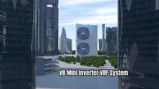 ระบบ V8 Mini VRF ขนาดกะทัดรัดพิเศษ | ความสะดวกสบายอันทรงพลังสำหรับวิลล่าสมัยใหม่